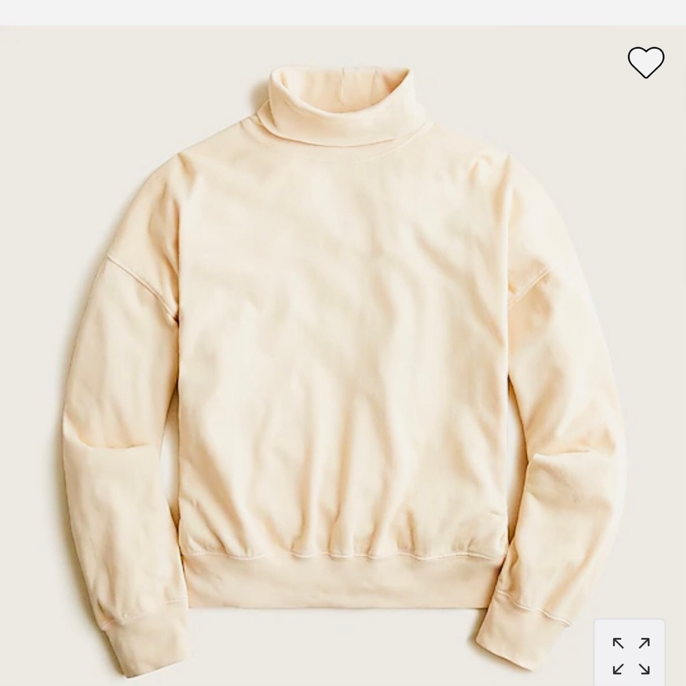 J CREW - Magic Rinse™ turtleneck sweatshirt